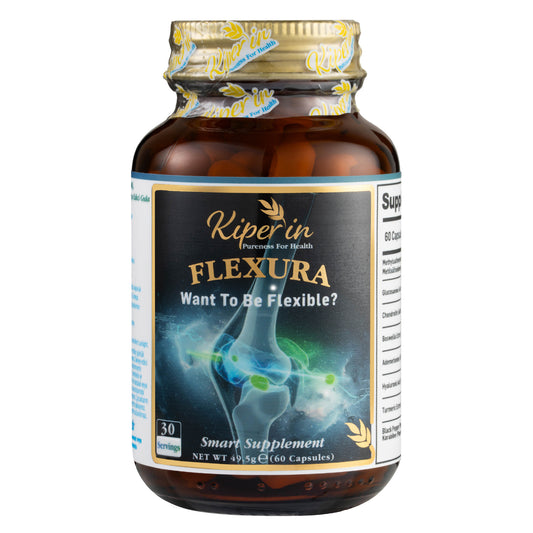 Kiperin Flexura | Eklem | Glukozamin, MSM, Kondroitin, Akgünlük, SAM-e, Hyaluronik Asit | 60 Kapsül