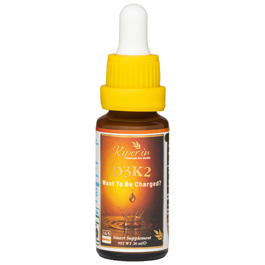 D3K2 | Vitamin D3 (1000 IU) & K2 (25mcg) | Kaliteli İçerik | Pureness For Health İlkesi | 365 Damla
