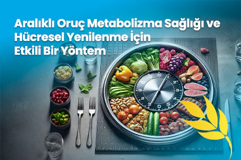 Aralıklı Oruç: Metabolizma Sağlığı ve Hücresel Yenilenme İçin Etkili Bir Yöntem