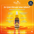 Load image into Gallery viewer, Lipozomal D3 K2 Vitaminleri (MK4 ve MK7) & Çok Yüksek Biyoaktif (365 Günlük) | Akıllı Gıda Takviyesi
