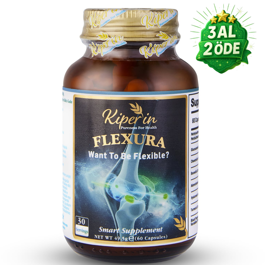 Kiperin Flexura | Glukozamin, MSM, Kondroitin, Akgünlük, SAM-e, Hyaluronik Asit.. | 60 Kapsül