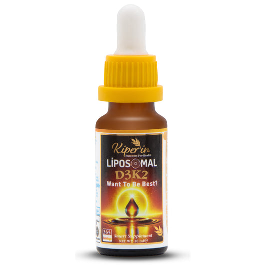 Kiperin Lipozomal D3 K2 Vitaminleri (MK4 ve MK7) & Çok Yüksek Biyoaktif (365 Günlük)