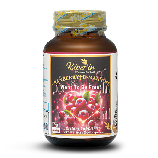 Kiperin Cranberry, D-Mannoz, C Vitamin (60Kapsül & 1400mg)