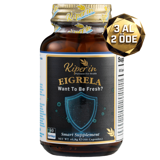 Kiperin Eigrela | Kuersetin, Kekik, Astragalus, Çörek Otu, Akgünlük.. | 60 Kapsül