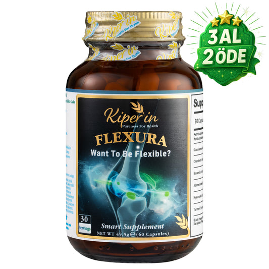 Kiperin Flexura | Glukozamin, MSM, Kondroitin, Akgünlük, SAM-e, Hyaluronik Asit.. | 60 Kapsül