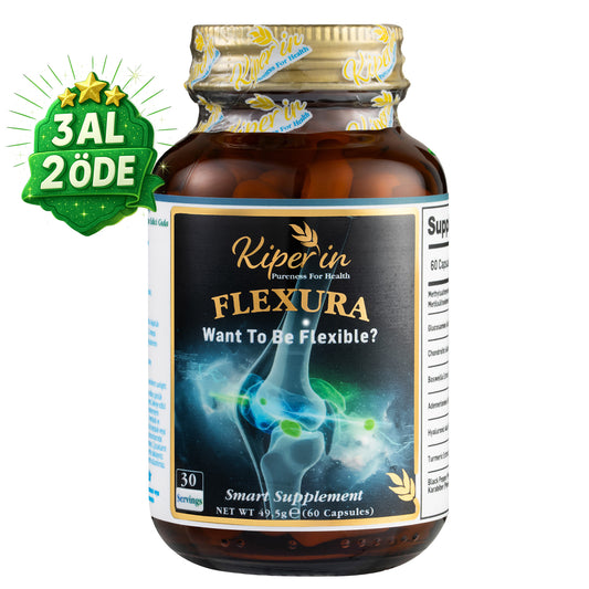 Kiperin Flexura | Glukozamin, MSM, Kondroitin, Akgünlük, SAM-e, Hyaluronik Asit.. | 60 Kapsül