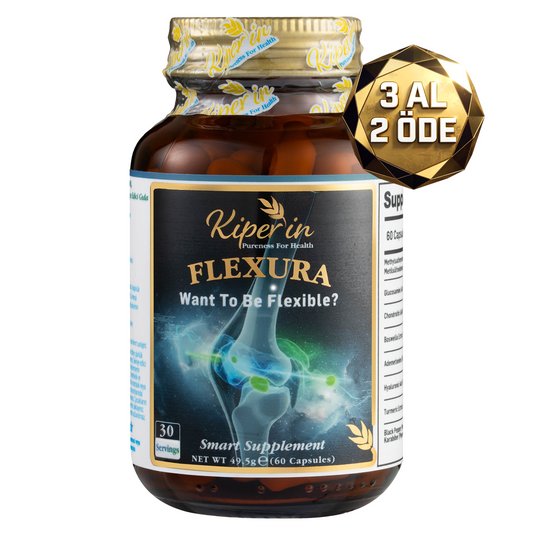 Kiperin Flexura | Glukozamin, MSM, Kondroitin, Akgünlük, SAM-e, Hyaluronik Asit.. | 60 Kapsül
