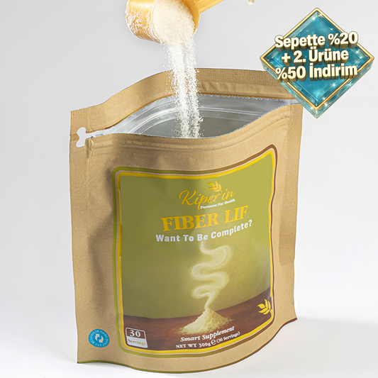 Kiperin Fiber Lif (300g) %100 Doğal Kısmen Hidrolize Guar Gum İçeren Diyet Takviyesi