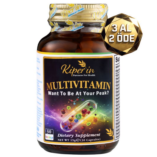 Kiperin Multivitamin | 13 Vitamin & 6 Mineral | Cilt, Saç, Tırnak & Enerji