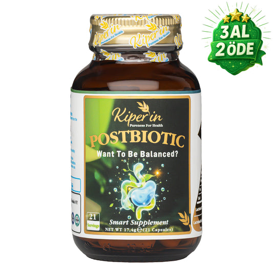 Kiperin Postbiyotik 210 Milyar Cfu Rhamnosus & Plantarum (21Kapsül & 700mg)