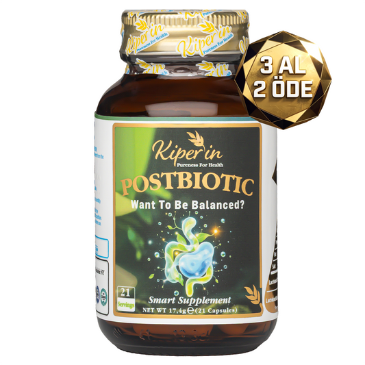 Kiperin Postbiyotik 210 Milyar Cfu Rhamnosus & Plantarum (21Kapsül & 700mg)