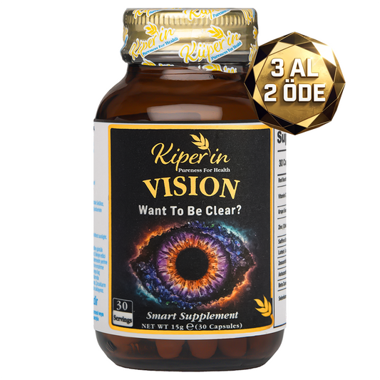 Kiperin Vision | Çinko, Selenyum, Astaksantin, Lutein, Safran.. | 30 Günlük